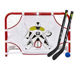 Winnwell Mini Hockey Game Set - Net with 2 Stick, Ball & Targets - Perfect Indoor Mini Sticks Toy Game for Kids