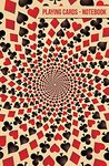 Playing Cards Notebook: 120-page Blank, Lined Writing Journal for Card Players - Makes a Great Gift for Anyone Who Plays Cards (5.25 x 8 Inches / Red and Black)