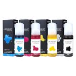 Splashjet Sublimation Ink for Epson - Heat Transfer Printing on Mugs, Mobile Cases, Polyester T-Shirts etc for use with Epson 4 Color Printers - L3110, L3101, L3115, L3150, L1110, L3152 – 501864