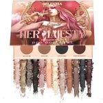 SELESTIA BEAUTY Nude Eyeshadow Palette Her Majesty - 12 Long-Lasting Nude Shades for All Day Wear - Blendable Eye Shadow Palette - 0.47 Oz