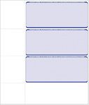 Computer Check Paper - Blank Personal Wallet Checks 3 on a Page - Compatible with Versa Check, QuickBooks, Quicken, and Any Laser Printer (50 Sheets / 150 Checks, Blue Diamond)