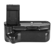 ayex Battery Grip for Canon EOS 2000D, 1300D, 1200D, 1100D, Rebel T3, Kiss X50 (like BG-E10) + 2x LP-E10 Battery (6 AA Batteries)