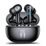 Ai Translation Earbuds Real Time with Audio and Video Calls, 3-in-1 Buletooth 5.4 Translator Earbuds, 164 Languages Translator Earphones, 6 Translation Modes Ear Buds, 42H Translation Headphones Black