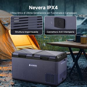 AAOBOSI 75L Car Fridge Freezer – Portable Compressor Cooler