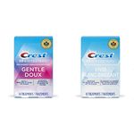 Crest 3D Whitestrips Gentle & Classic Vivid Teeth Whitening Kit | 24 Treatments