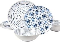 Melamine Dinnerware Set of 12 Pcs D