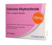 Cetirizine Dihydrochloride 10mg Film-Coated Tablets, One a Day Hay Fever and Allergy Relief (1)