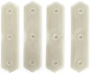 Camco Mountable Glow On The Dock Pier Markers - Illuminate Your Dock or Wharf During Night, Easy to Install, Mount Wherever Needed!, Elongated Hexagon Shape - 4 Pack (50147)