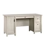 Sauder Computer Desk, Recycled Material, Chalked Chestnut