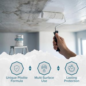 Polar Stain Blocker Paint Matt White 500ml – For Walls, Ceilings, Multi-Surface
