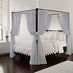Royale Home Canopy Bed Curtains wit