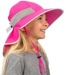 GearTOP Fishing Hats for Kids, Sun Hats with UV Protection for Boys and Girls (Pink)