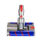 EZ SPARES New Brush Head,Compatible with Dyson Stick Vacuum Cleaners V7 V8 V10 V11 V15,Cordless Stick Vacuum Cleaner,Soft Roller Cleaner Head,Double Rollers