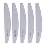 Kafeiya Professional Nail Files,5 PCS Nail File Double Sided Emery Board(100/180 Grit),Washable Emery Board Manicure Tools for Nail Grooming and Styling