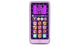 Leapfrog Chat and Count Smart Phone, Violet, Kids Mobile , Educational Toy, Baby Sensory Play, Gift for Children Aged 18 Months, 1, 2, 3, 4 Years, Purple, English Version