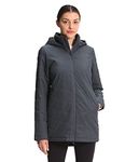 The North Face Women's Tamburello Insulated Parka - Long Winter Coat, Vanadis Grey, Small