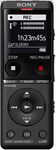 Sony ICD-UX570F Light Weight Voice Recorder, with 20hours Battery Life, 4GB Built-in Memory -Black