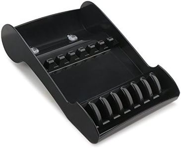 Segbeauty Peluquería Porta Tijeras Bandeja, Negro Salón Soporte de tijera Aseo Organizador de Cizalla para 6 Tijeras, Práctico Corte de Pelo Scissor Caja de Almacenamiento para Peluquero Estilista