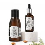The Man Company Beard Wash and Beard Oil for Men | Active Cleansing with Almond & Thyme Essential Oils | Natural Ingredients | Softens Beard & Adds Shine