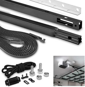 Replacement for Chamberlain Group G8810cb-P,Garage Door Opener 10ft Rail Extension Kit and Replacement Belt,Compatible Whisper Drive Plus Models,Effortless Installation, Low Noise While Working