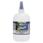 CECCORP Super Glue - C-Bond Medium, 500 g (17.64 oz), Medium Viscosity Cyanoacrylate Adhesive, Clear CA Glue for All Purposes