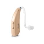 Signia Hearing Aid- Fast P, 4 Channels, Battery Operated Behind The Ear Hearing Aid for Severe Hearing Loss, Noise Cancellation, Adjustable Sound Profiles + Signia Size 13 (Pack of 60 Batteries)