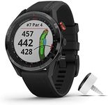 Garmin Approach S62 Bundle, Premium Golf GPS Watch with 3 CT10 Club Tracking Sensors, Built-in Virtual Caddie, Mapping and Full Color Screen, Black