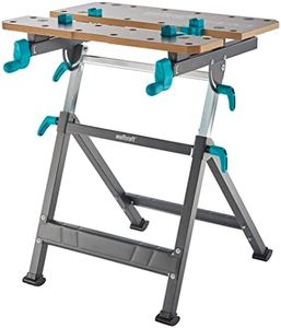 wolfcraft Mesa de trabajo y sujeción MASTER 650 ERGO I 6870000 I La mesa de trabajo y sujeción con altura regulable