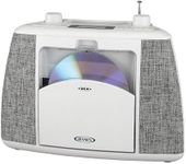 Jensen (R) PRTBL BT CD Music System, White