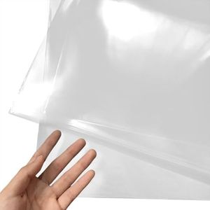 Xolixorium 50 Pack of Vinyl Record Outer Sleeves Album Covers Clear Premium Vinyl Record and Acid Free LP Sleeves for 12 Inch Single and Double LP Album Covers Records 3Mil