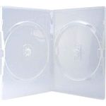 1 x Amaray Branded Double Clear DVD Case (Face on Face) 14mm Spine in Dragon Packaging