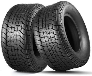 MaxAuto Trailer Tires 20.5x8-10 205/65-10 Golf Cart Tires 6PR/Ply Load Range C, Set of 2