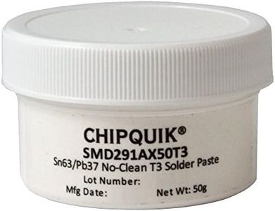 Chip Quik SMD291AX50T3 Solder Paste in jar 50g (T3) Sn63/Pb37 no clean