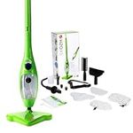 H2O X5 Steam Mop and Handheld Steam Cleaner – Multifunctional & Multipurpose System for Floors, Carpets, Windows, Upholstery, Kitchens & Bathrooms (Green)