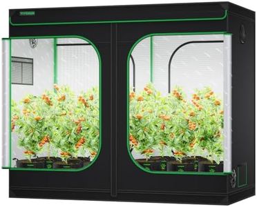VIVOSUN S848 4x8 Grow Tent 96"x48"x80" High Reflective Mylar Tents with Observation Window and Floor Tray for Hydroponics Indoor Plant for VS4000/VSF4300