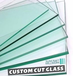 Glass Cut to Size 1/8" 5/32" 3/16" 1/4" 3/8" Thickness | Custom Cut to Size Glass for Shelves, Tabletop | Tempered & Annealed Glass Panels for Doors, Windows, & DIY Crafts | Fast 3-Day Production