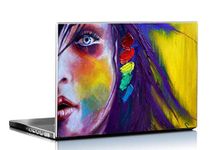 PIXELARTZ Laptop Skin - Abstract Art - HD Quality-15.6 Inches - Multi-Colour