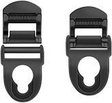 kzfuli Kayak Seat Repair Kit - Strap Clip and Hook. Suitable for Lifetime Emotion Pack (2 Sets in Black)