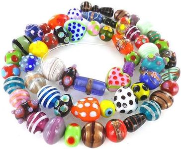 eCrafty's Everything But the Kitchen Sink! ONLY LAMPWORK Glass Beads Mix 1/2 Lb