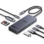 UGREEN USB C Hub, Revodok Pro 108 Multiport Adapter (8 in 1) with 4K@60Hz HDMI, 10Gbps Type C&A Data Ports, 170MB/s SD TF Card Reader, 100W PD Charging for PC Laptop, MacBook, iMac, iPad, iPhone 17/16