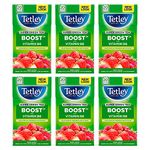 Tetley Super Green Tea Berry Burst Tea Bags, Pack of 6, 20-Count