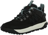 Timberland Women's Greenstride Motion 6 Super Hiking Boots, Black Nubuck With White, 11