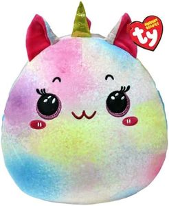Ty Maisie Unicorn Squish a Boo 10 Inches - Squishy Beanies for Kids, Baby Soft Plush Toys - Collectible Cuddly Stuffed Teddy