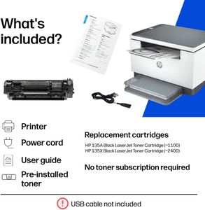 HP LaserJet M234dw Wireless Mono All-in-One Printer – Duplex, Wi-Fi, 150-Sheet Tray