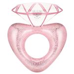 MoKo Inflatable Pool Floats for Adults, Clearance Bachelorette Party Decorations Heart Shaped Swim Ring Summer Swimming Tube Water Fun Beach Wedding Pool Toys Swimming Circle