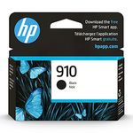 HP Original 910 Black Ink Cartridge | Works with HP OfficeJet 8010, 8010e, 8012e, 8014e, 8015, 8015e, 8018, 8022, 8022e; HP OfficeJet Pro 8020, 8020e, 8024e, 8025, 8025e, 8028, 8028e, 8035, 8035e