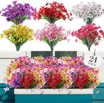 AGIRL 24 Bundles Artificial Flowers