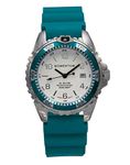 Momentum Unisex M1 Splash Watch | 200m / 660 ft Water Resistant | Rotating Dive Bezel (Sapphire Crystal, Teal Twist Rubber | Teal Bezel)