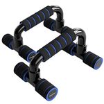 READAEER Pushup Bars Stands Handles Set for Men and Women Workout (Blue)