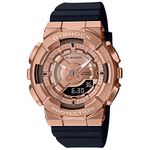 Casio G-Shock GM-S110PG-1ADR Rose Gold Analog-Digital Dial Black Resin Strap Women's Watch Shock and 200M Water Resistant G1315